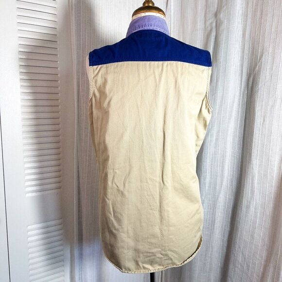 Design Works by Terra | Women’s | Blouse | S | Vintage Two Tone Button Down Slee - Picture 4 of 5